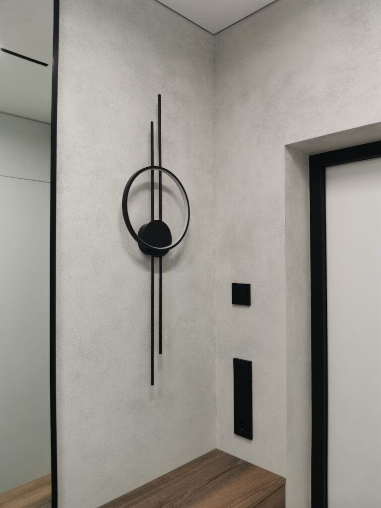 Авторские техники нанесения декоративной штукатурки. Декоративка в прихожей.