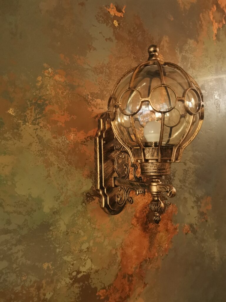 декоративная штукатурка с поталью, декоратор минск, декораторские техники